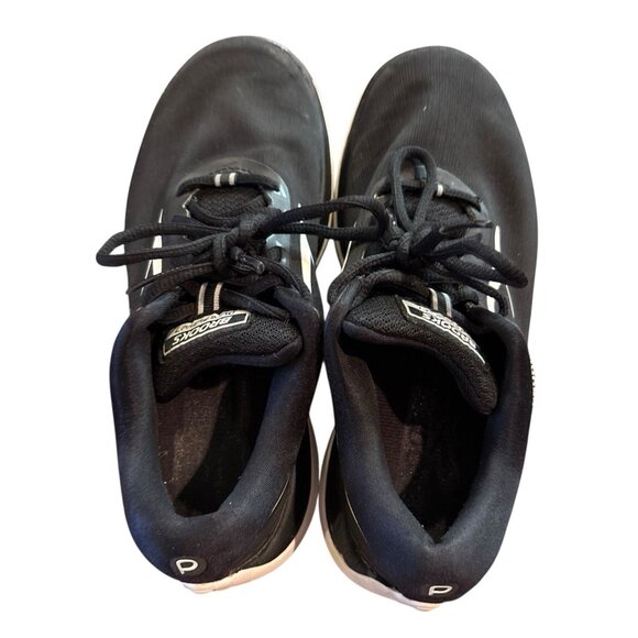 Brooks PureFlow 7 Running Shoes Women Size 5.5 Black & White Tie Up - Picture 2 of 7